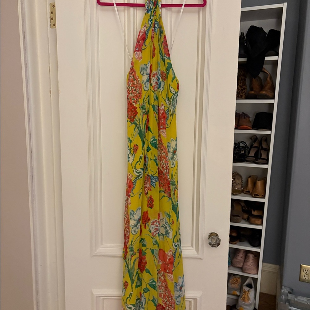 Marion Cara Cara Floral Halter Maxi Dress